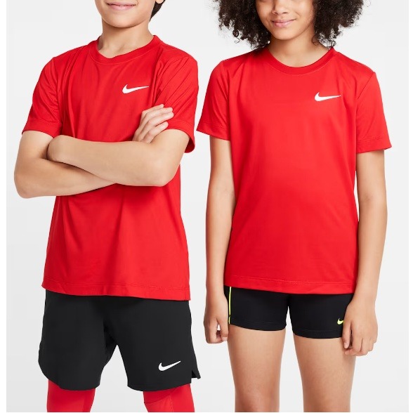 Nike Legend Big Kids' University Red Dri-Fit Short Sleeve T-Shirt Size Xl Nwt